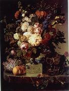 Floral, beautiful classical still life of flowers.055 unknow artist